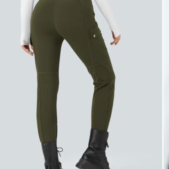 Halara Halo Tek Air Pants Sz.M Forest Night NWT - Picture 2 of 7